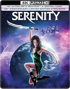 Serenity (2005) - 20th Anniversary Limited Edition Steelbook 4K Ultra HD + Blu-ray + Digital